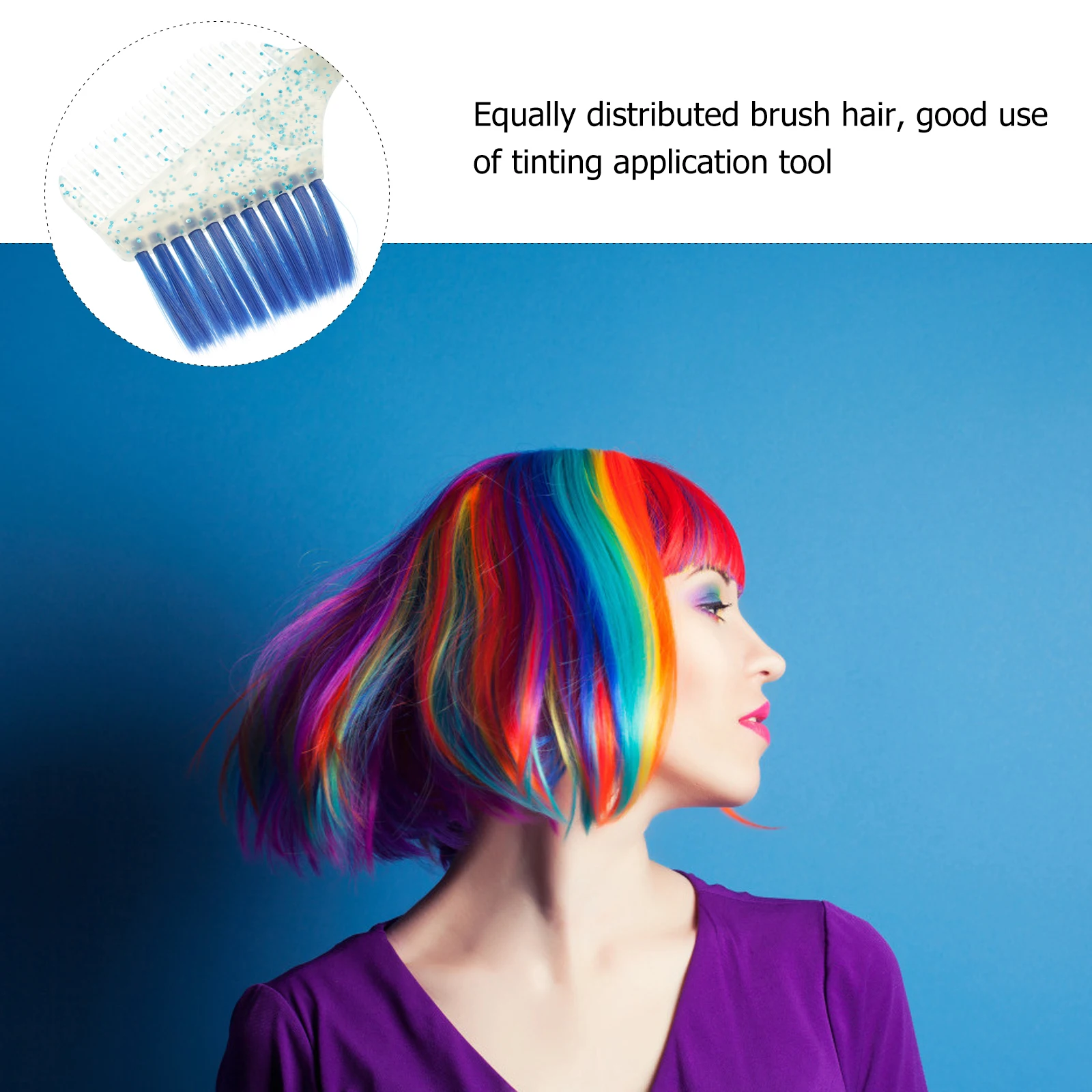 

5 Pcs Hair Coloring Tools Application Brush Dyeing Mix for Plastic Brushes Stylist Colour