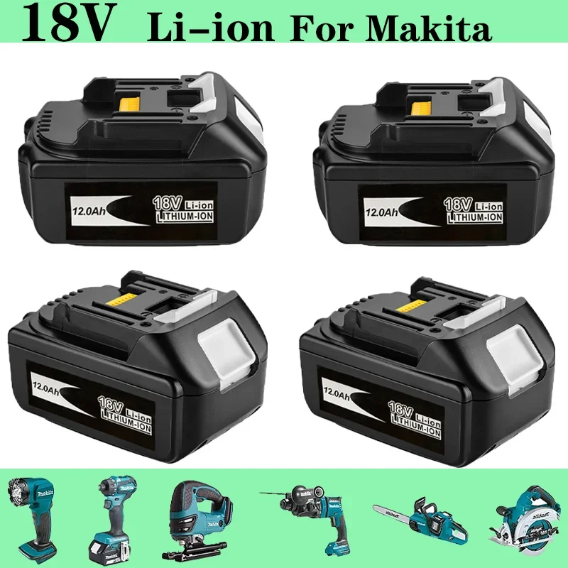 

Battery 18v for makita BL1860 BL1850B BL1840 BL1830 screwdriver battery & charger 18v Replacement Power Tool Batteries.