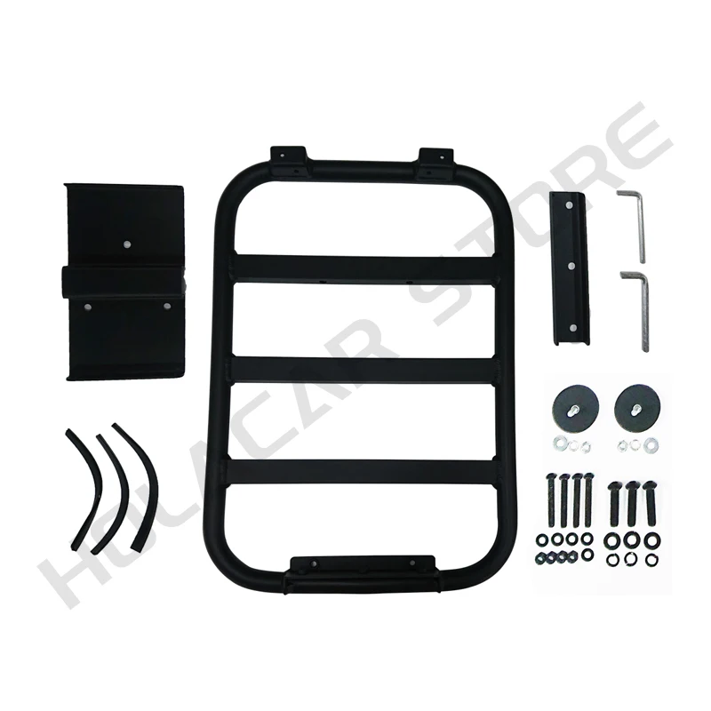 Car Side Window Extension Climbing Ladder Protective Frame Plus Oil Drum Bracket for Suzuki Jimny JB64 JB74 2019 2020 2021 2022