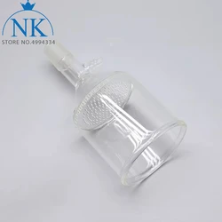 1PCS 35ml/60ml/100ml/150ml/250ml/500ml/1000ml Glass 24# Suction Filter Funnel with Glass Hole Filter Plate Science Lab Tools