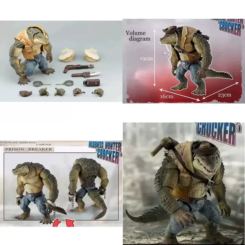 

Special Offer for Spot Craftsman Alliance Fury Planet 1/12 Crocodile Wilderness Hunter Crocker MU FP001 Movable Doll Figure