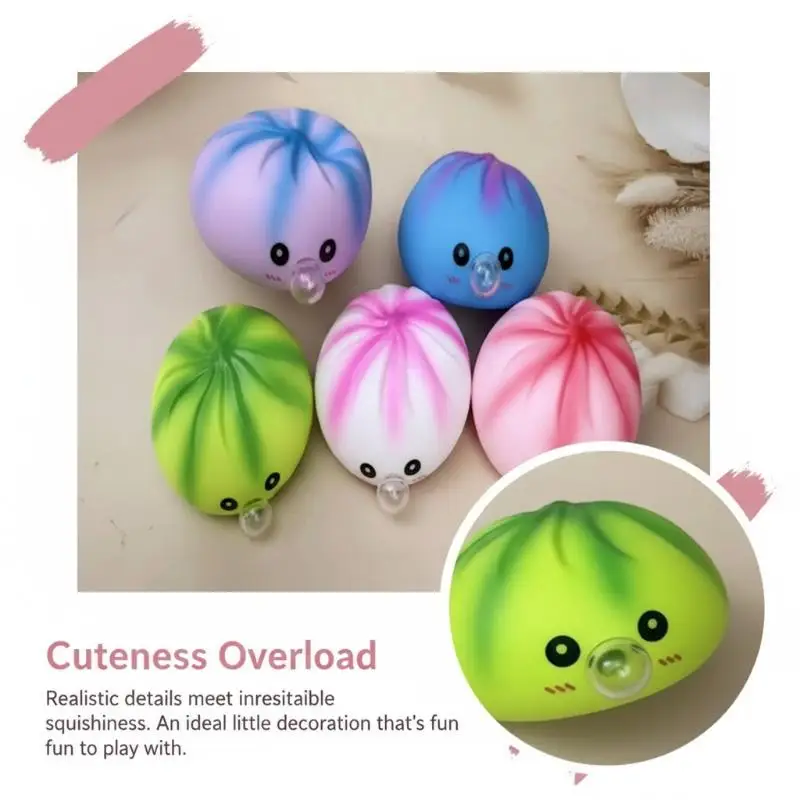 Sweet Dumpling Bubble Stress Relief Toy with Slow Bounce for Home and Office Use