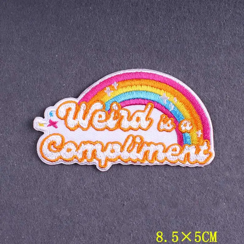 Embroidered Patch LGBT Stripes Pride Gay Patches For Clothing DIY Rainbow Patch Iron on Patches On Clothes Badges On Backpack