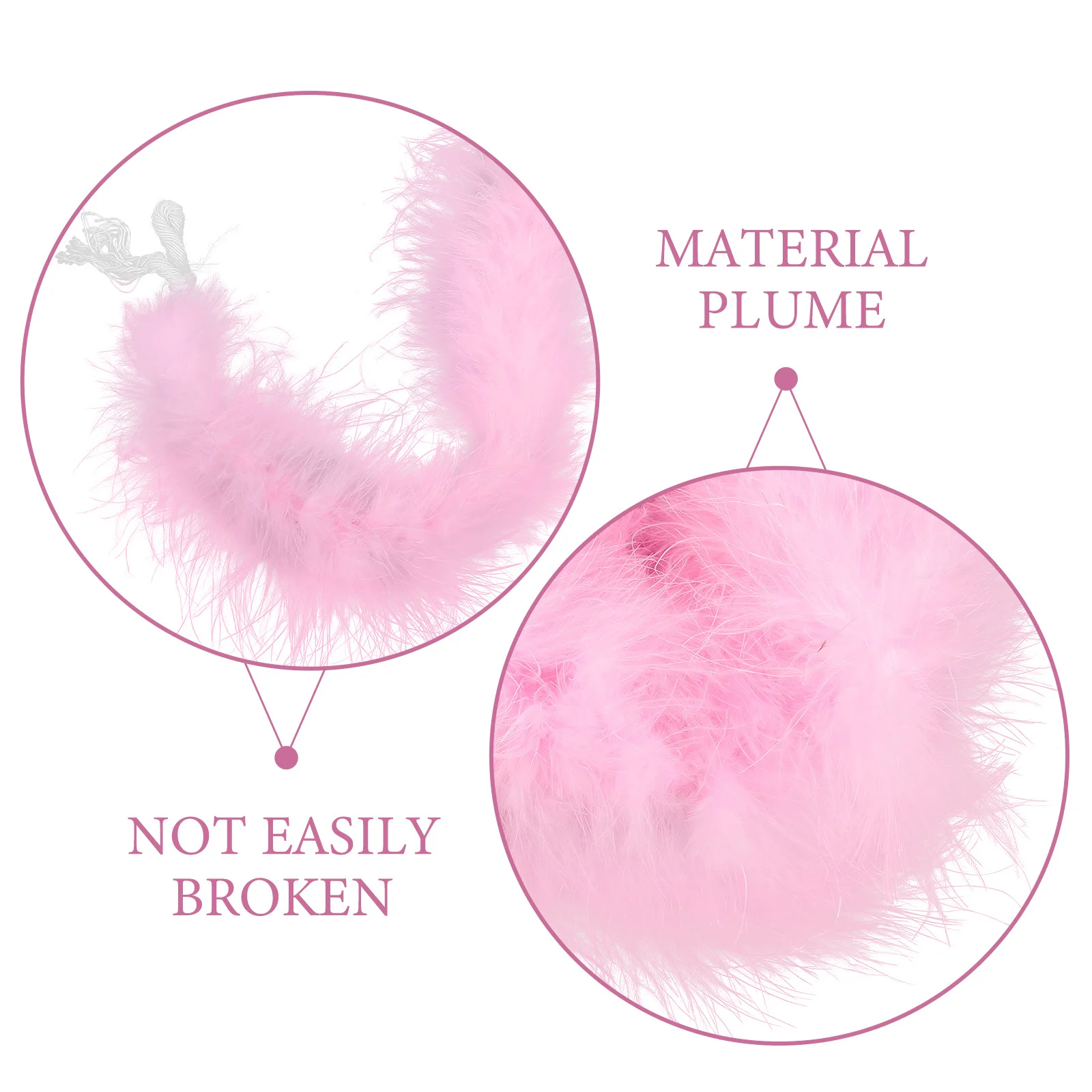 

Plume Boa Turkey Strip Elegant Wedding Car Party Decorations Dance Stage Props DIY Craft Material Accessories