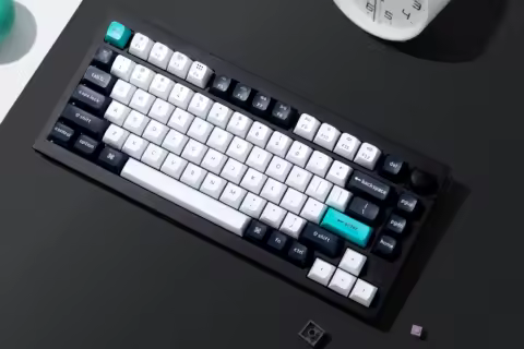 Keychron Q1 Max QMK/VIA Wireless Custom Mechanical Keyboard Gateron Jupiter Switch RGB Backlight Double-Shot PBT Keycaps