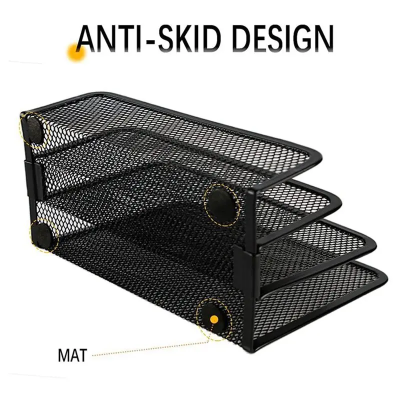 Stylish-5X Desk Mail Organizer Small File Holders Letter Organizer Document/Filing/Folders/Paper Organizer For Desktop