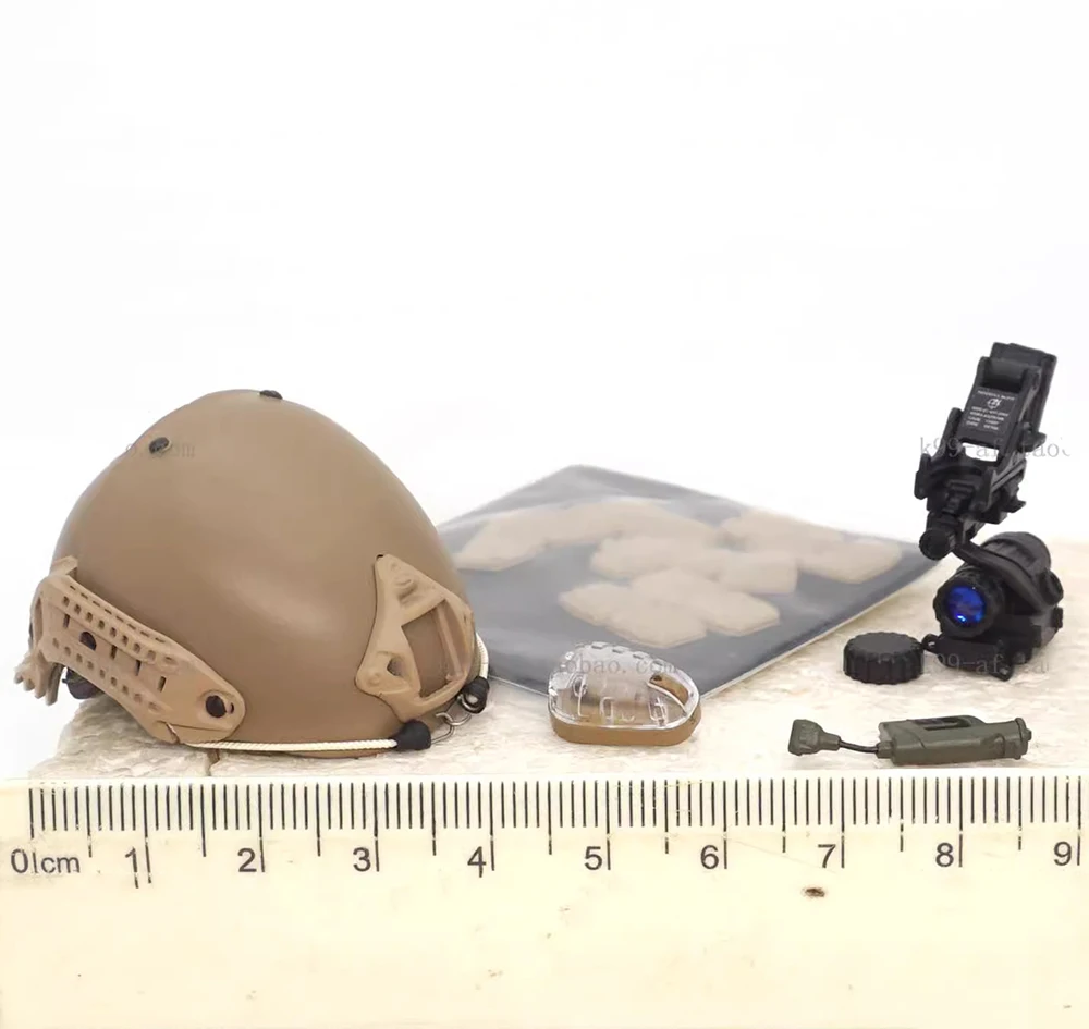 Easy&Simple ES 26060S Russian SSO Operation Soldier Unit Mini Toy Model Helmet Night Vision PVC Material Cap 12