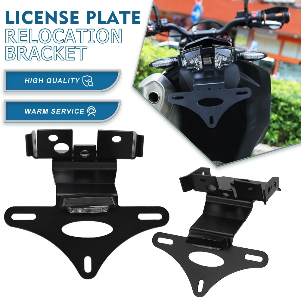 

Motorcycle Accessories Rear License Plate Holder Bracket Frame For 690SM 690 SMC 690SMC-R 690Enduro R SMC SMCR 2019-2024