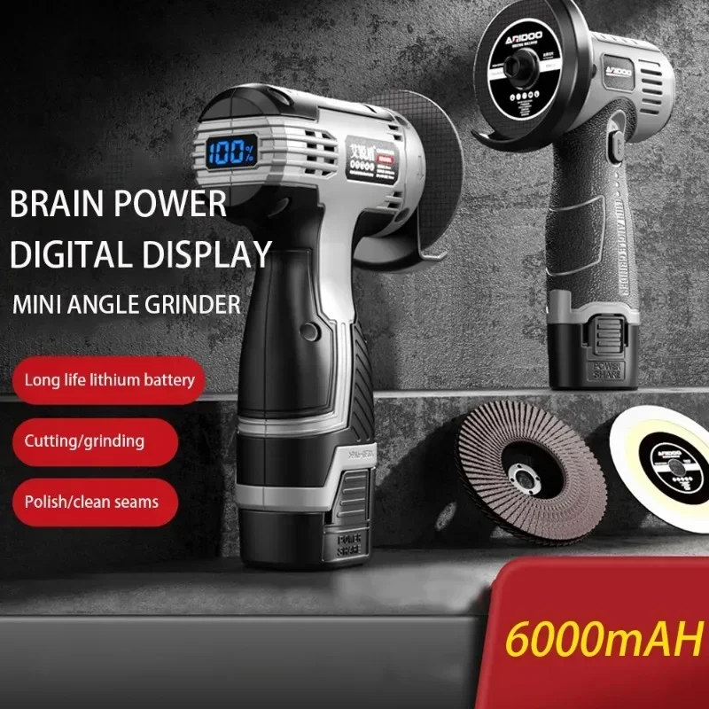 Neue 16,8 V Mini Winkel Grinder Tragbare Lithium-Batterie Große Kapazität Polieren Schleifen Schneiden Maschine Haushalt Power Tool