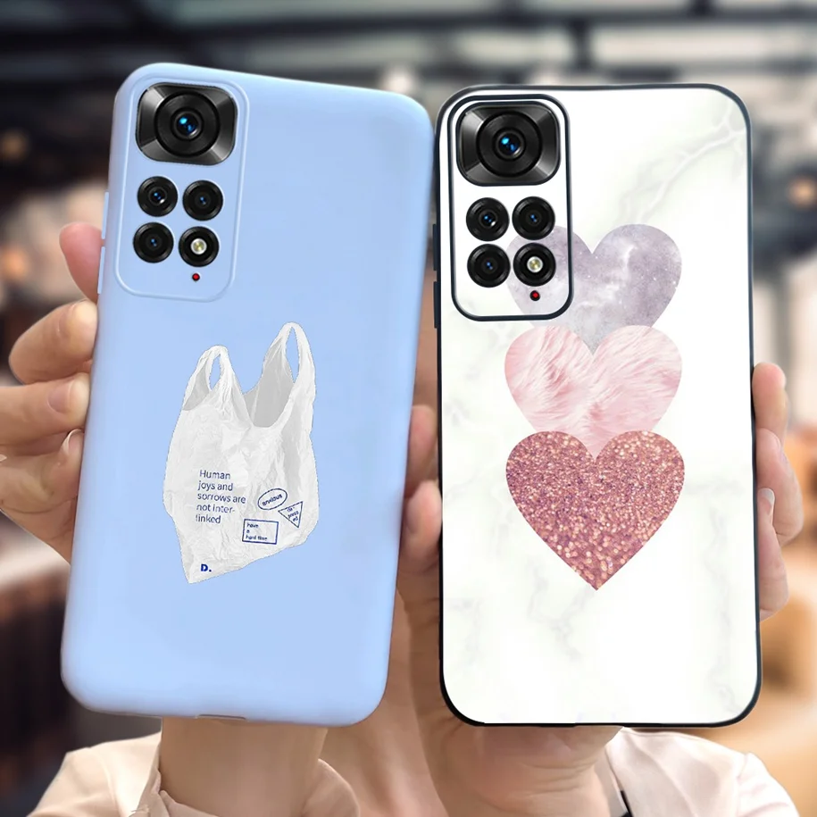 Dla Xiaomi Redmi Note 11s 4G Etui Fashion Marble TPU Funda Miękki silikonowy pokrowiec na Xiaomi Redmi Note 11 Coque Note11 Bumper