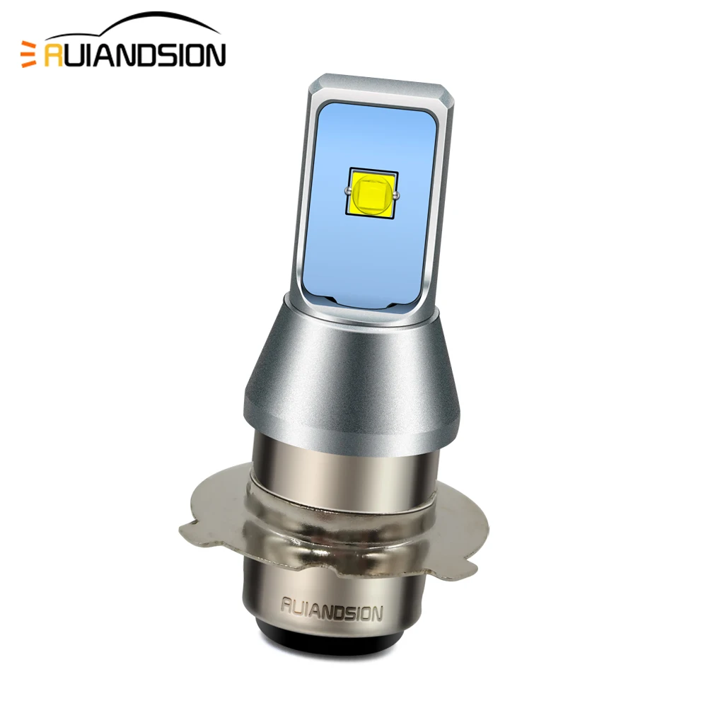 

RUIANDSION P15D-25-3 LED Motorcycle Headlight Bulbs High Low Beam LED Super Bright Light Lamp Moto Bulbs 6-24V 6000K