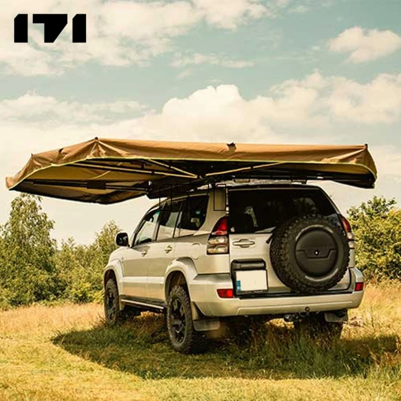 

Roof Tent Awning 3x3 Awnings Car 270 Free Standing Degree For Cars Rv Camper With Walls 360 Vehicle Side