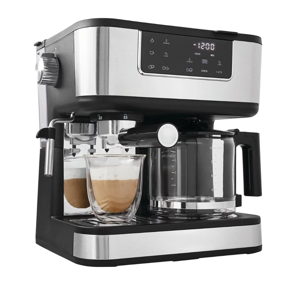 Dual Brew, 10 Cup Coffee + Espresso, Black and Stainless Finish, Touchscreen, MODEL FW54100112159