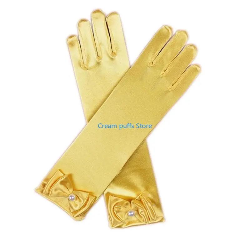 50LE Elastic Cuffs Childrens Roleplay Mittens Insulated Cold Weather Outdoor Activity Gear Costume Accessories