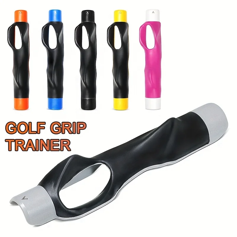 Golf Practice Device Hand Grip Corrector Neutral Grip Bar Cover Beginner Grip Correction Trainer Indoor Outdoor Training