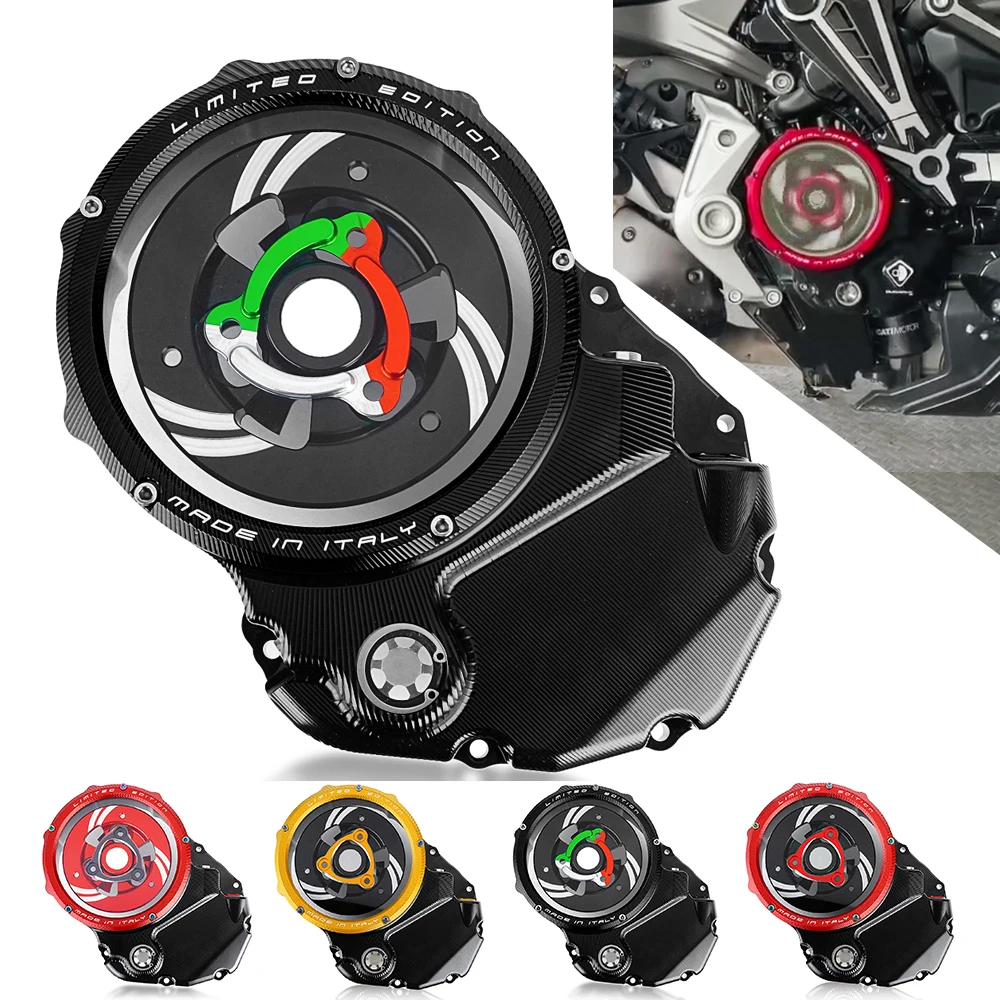 

Clear Clutch Cover For Ducati Diavel XDiavel 1200 1260 2016 - 2024 2017 2018 2019