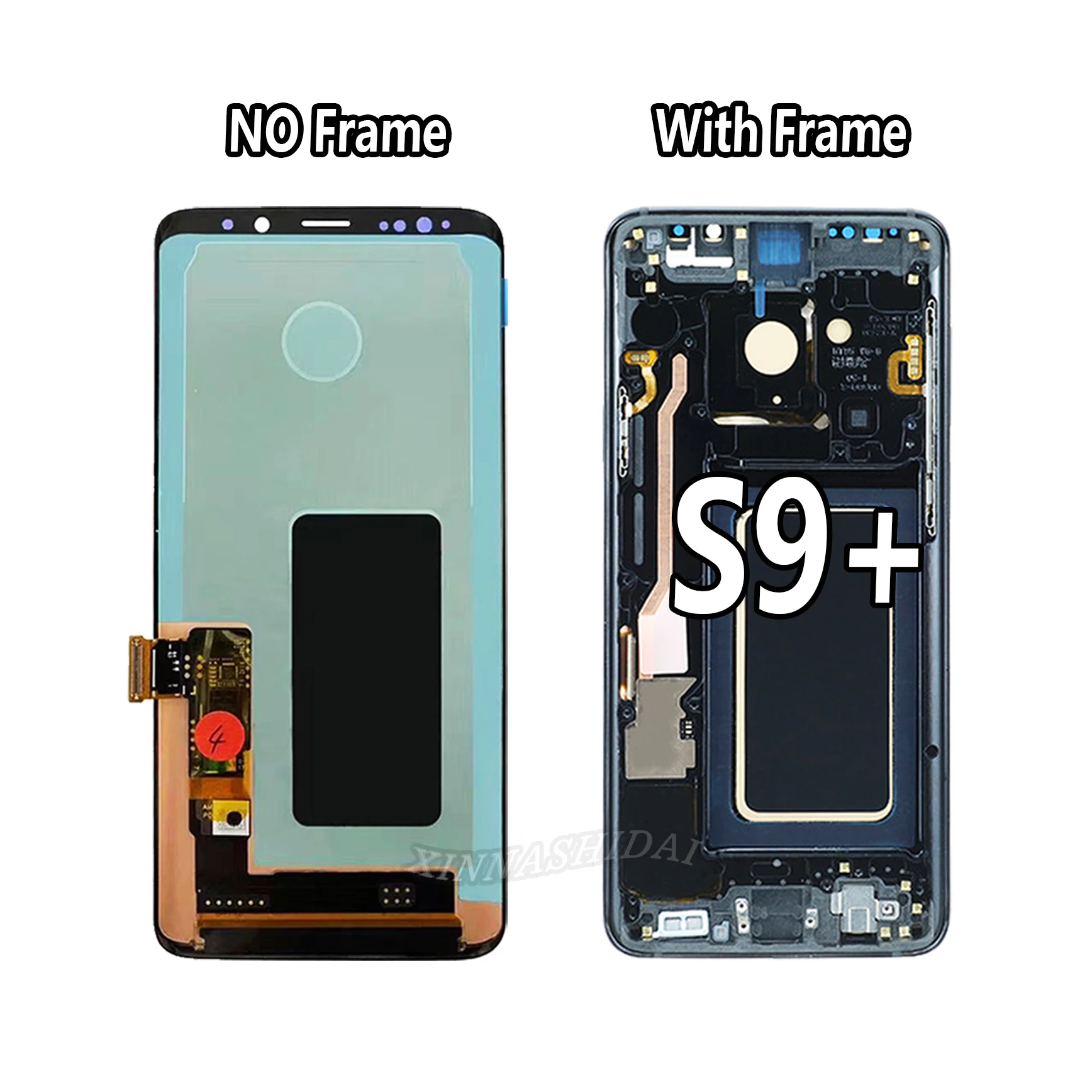 Super OLED Display For Samsung Galaxy S9 G960 G960F LCD S9Plus G965 G965F LCD Display Touch Screen With Back Cover