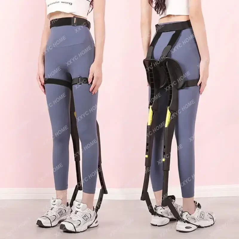 مقعد هيكل خارجي خفيف الوزن يمكن ارتداؤه، كرسي خفيف الوزن قابل للطي لصيد الأسماك في الهواء الطلق، محمول للسفر، مقعد متعدد الوظائف #5