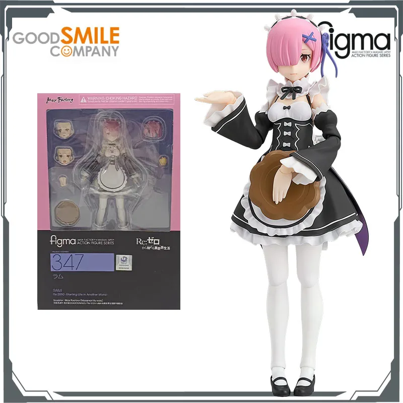 GSC 오리지널 피그마 라임 & 렘 130mm & 130mm 애니메이션 액션 피규어 장난감 소년용 크리스마스 선물 수집용 모델 장식품