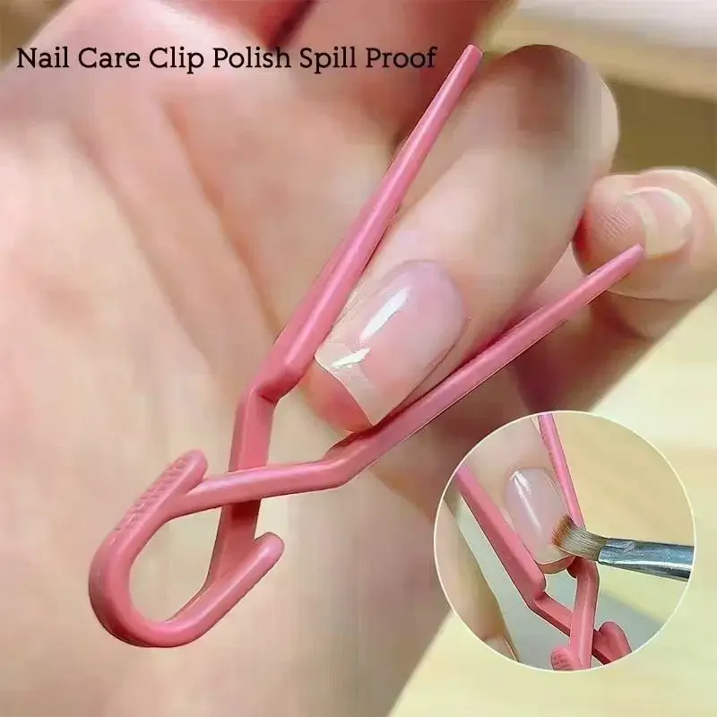 40pcs Nail Clip Shaping Clip Paint Spill-proof Mixed Color Nail Painting Protection Clip To Prevent Paint Leakage Nail Tools