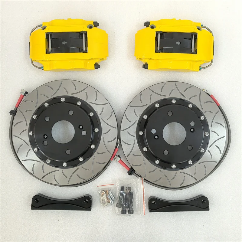 

Jekit Upgrade Auto Brake System SPOON 4-piston Front Wheels Racing Brake Calipers Kit for Honda civic Accord CR-V Professional