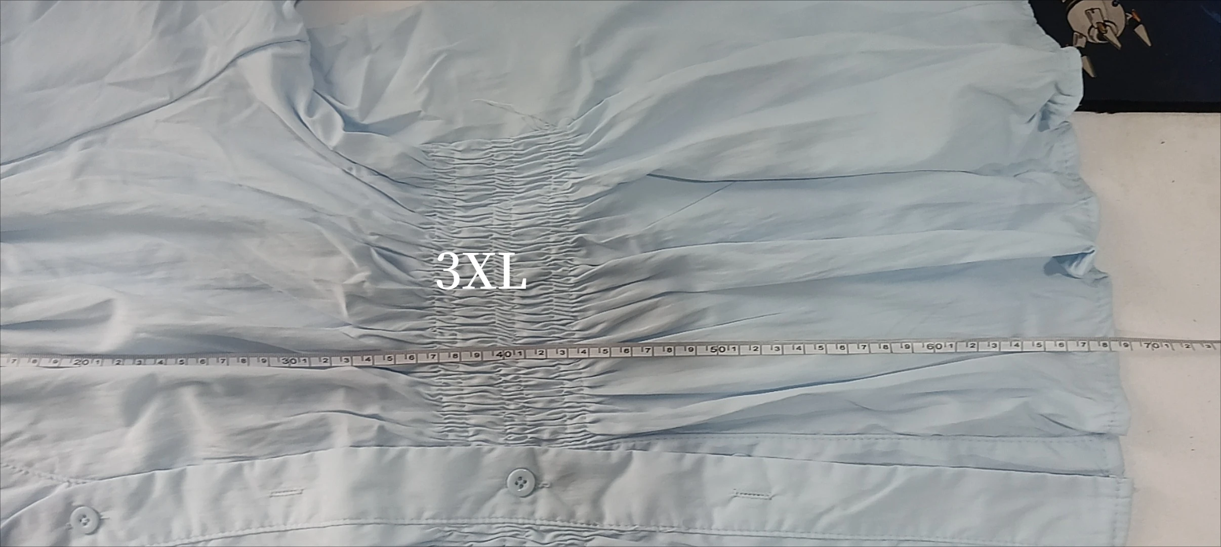200 Pounds Plus Size Elastische Taille Büro-Damen-Trendhemd und Bluse Einfarbiges Oberteil Damenbekleidung V-Ausschnitt French Chic Basics – Detail 11