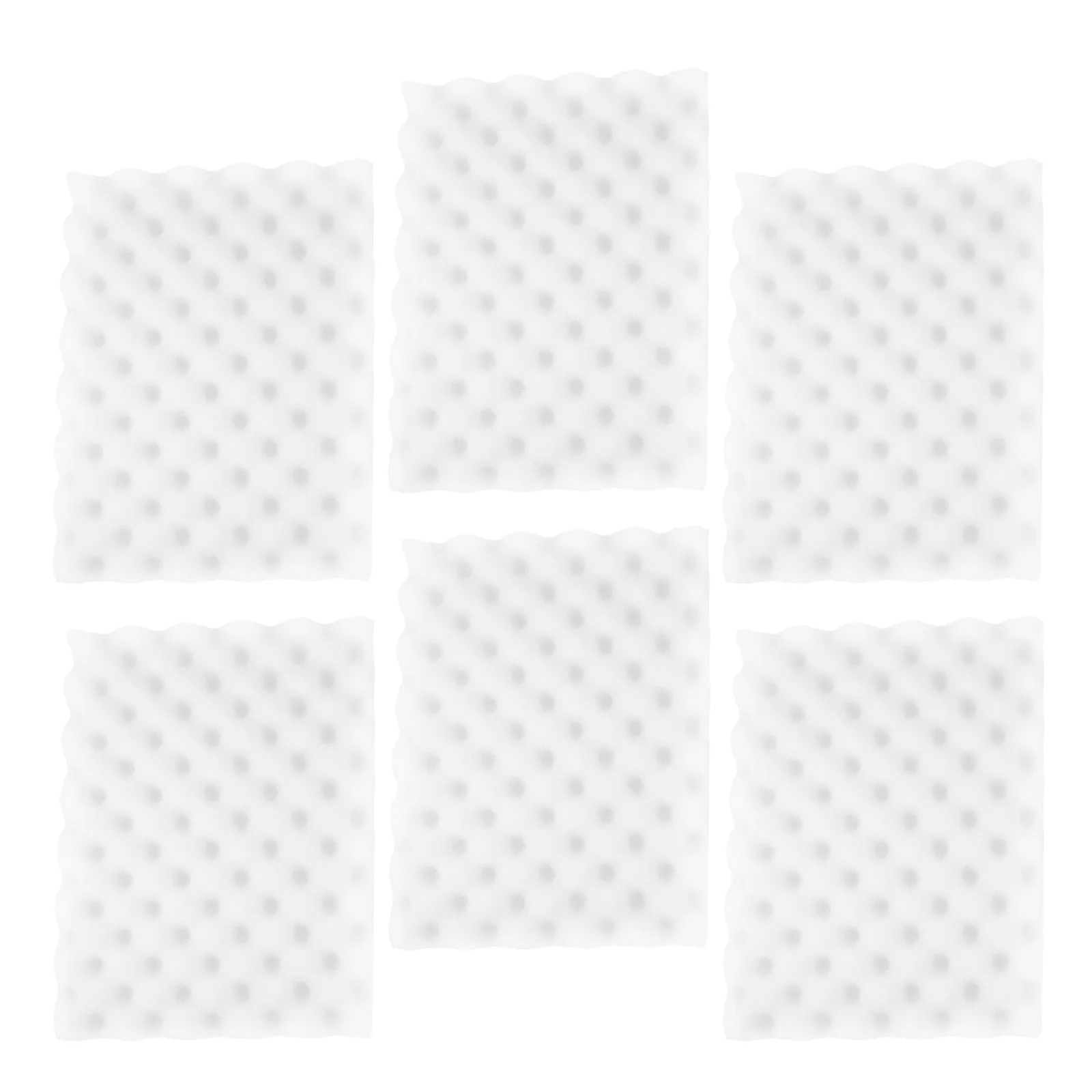 แผ่นฟองน้ำขึ้นรูปฟองดองท์รูปคลื่น 6 ชิ้น ใช้ซ้ำได้ อุปกรณ์ตกแต่งเค้ก แผ่นปั้นดอกไม้น้ำตาล แผ่นฟองน้ำขึ้นรูปฟองดองท์