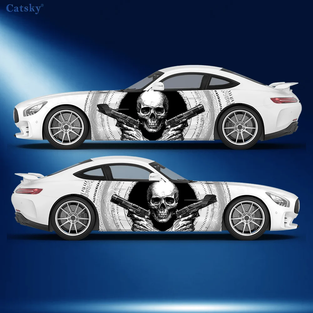 

Темный скелет опасный автомобиль виниловые наклейки самоклеящаяся наклейка из ПВХ подходит для грузовиков внедорожник украшения автоаксессуары подарок