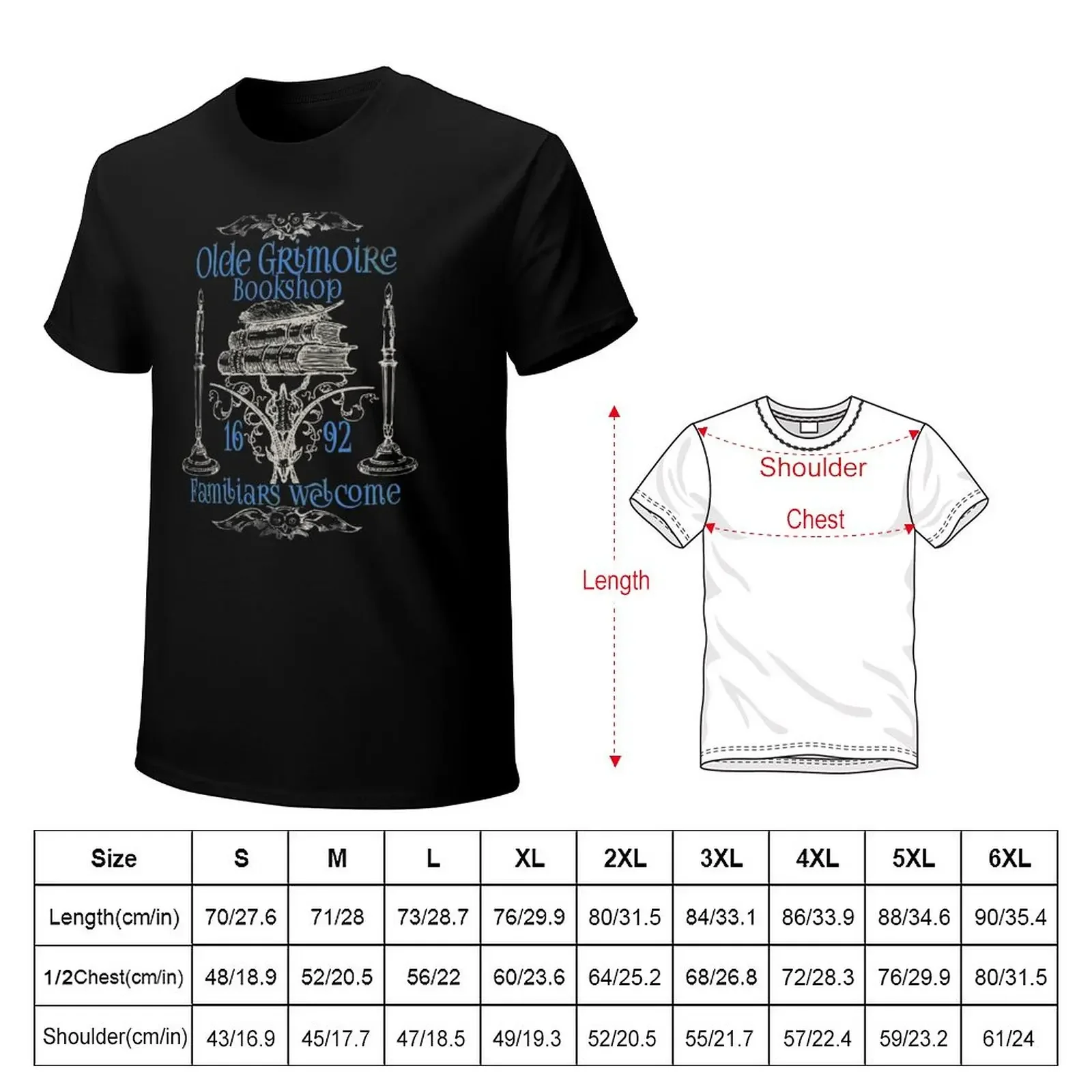 Wiccan Witch Pagan Grimoire Bookshop Design T-Shirt customs design your own summer top workout shirts for men