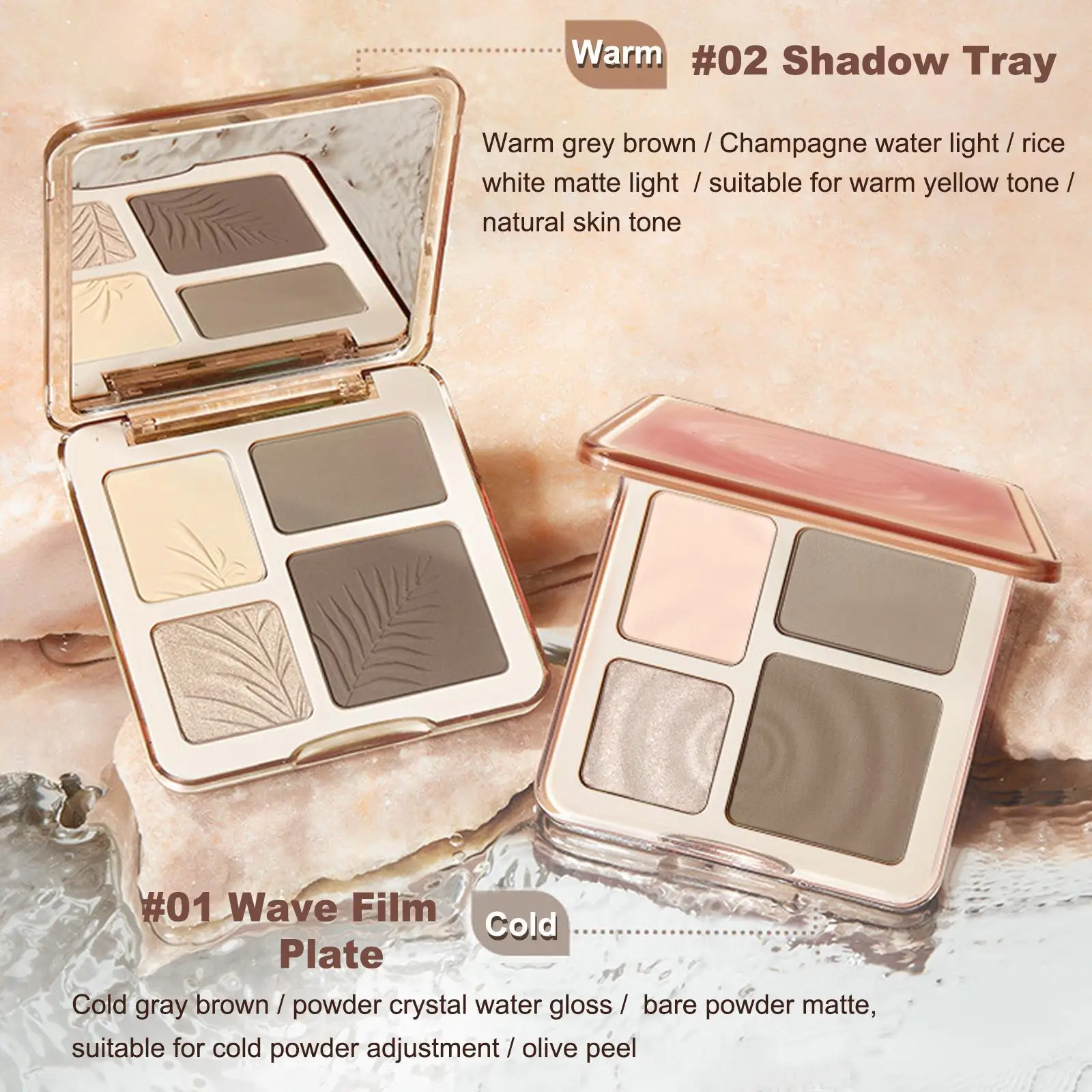 Face Highlighter Palette, Lasting Shine, Contorno, Shimmer e Matte Finish 3D Nose Shadow Powder, Destaque, Pó