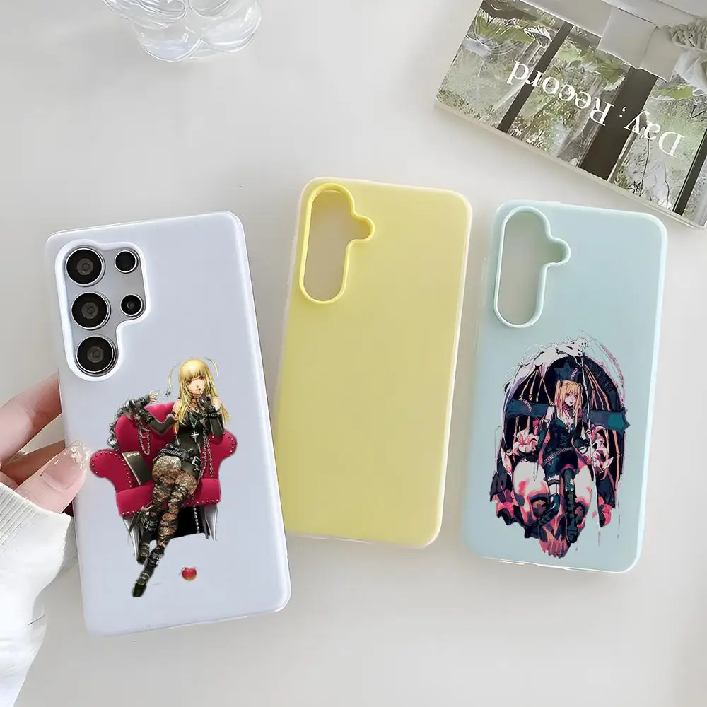 MisaAmane Phone Case Clear TPU Case For Samsung S22-S26, 2-in-1 Detachable Card Holder