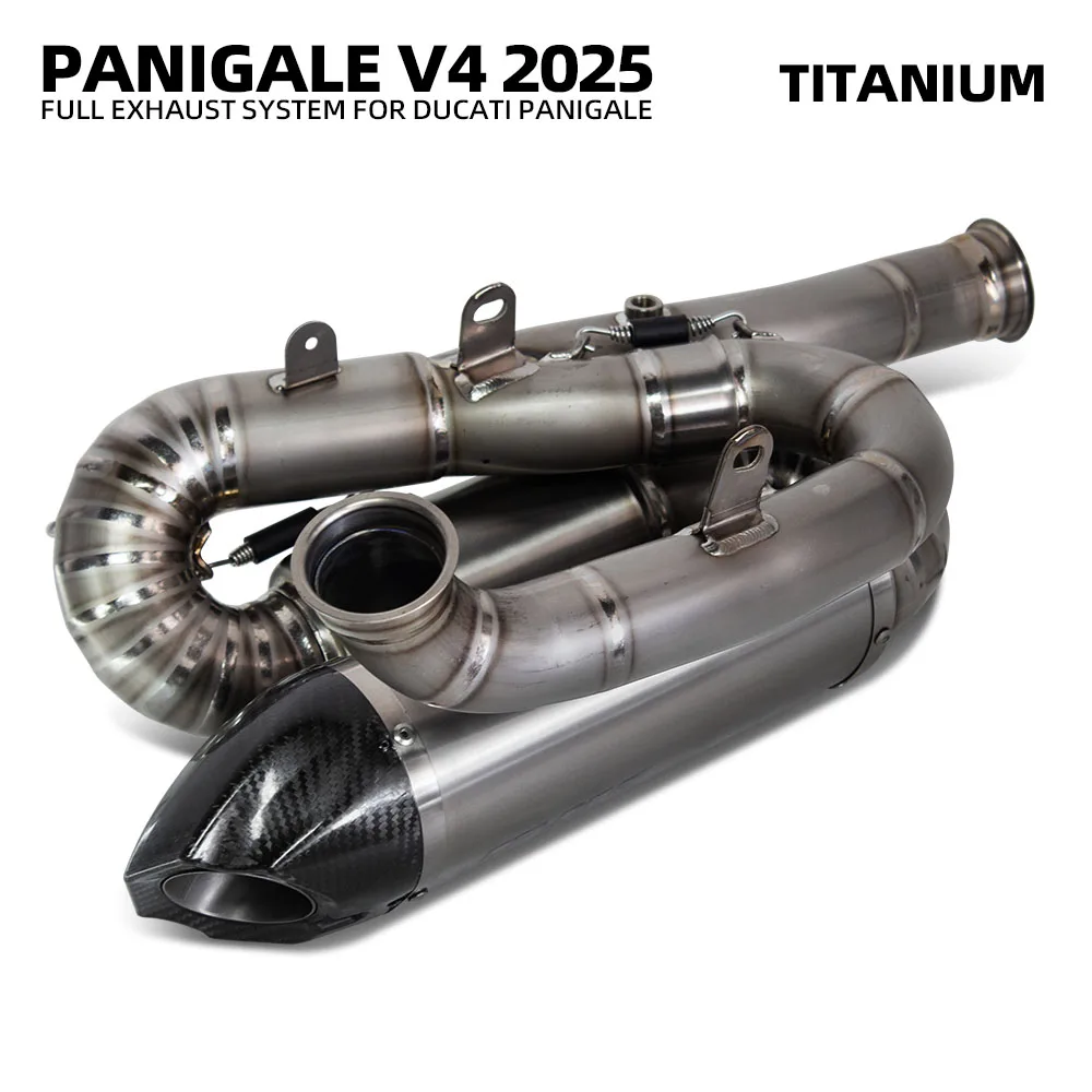 

Надеваемая выхлопная труба мотоцикла, модификация для Ducati Panigale V4 Streetfight V4 2025, полностью титановый глушитель ARRO Escape Streetbike