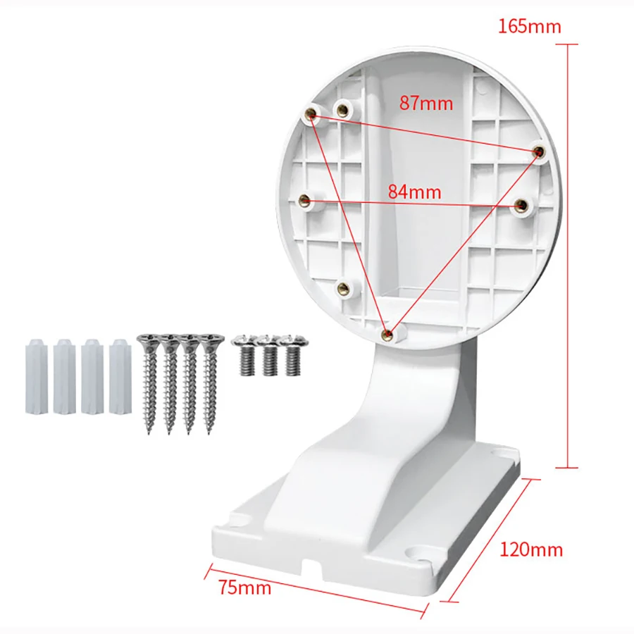 الأمن CCTV DS-1258ZJ جدار جبل قوس ل IP مراقبة كاميرا بشكل قبة لكاميرات قبة HIKVISION الداخلية #4