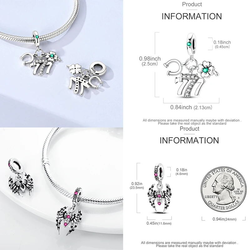 925 Sterling Silber Charm-Perlen Tagebuch Film Haus Sonne Mond Flugzeug Reise Kaffee DIY Armband Halskette Schmuck Geschenk für Frauen – Detail 29