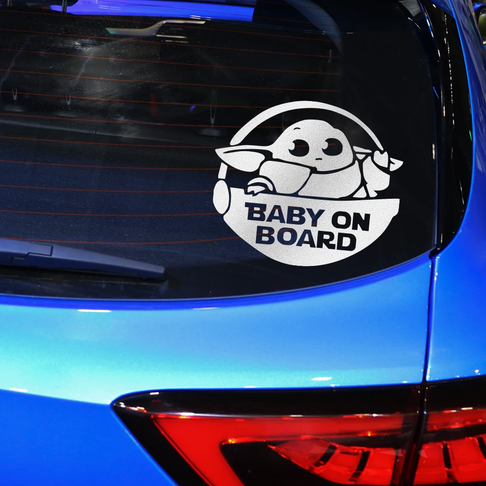 Baby On Board Car Sticker Auto Window Glass DIY Funny Baby In Car Vinyl Decal Personalized Decoration Exterior Car Accessories
