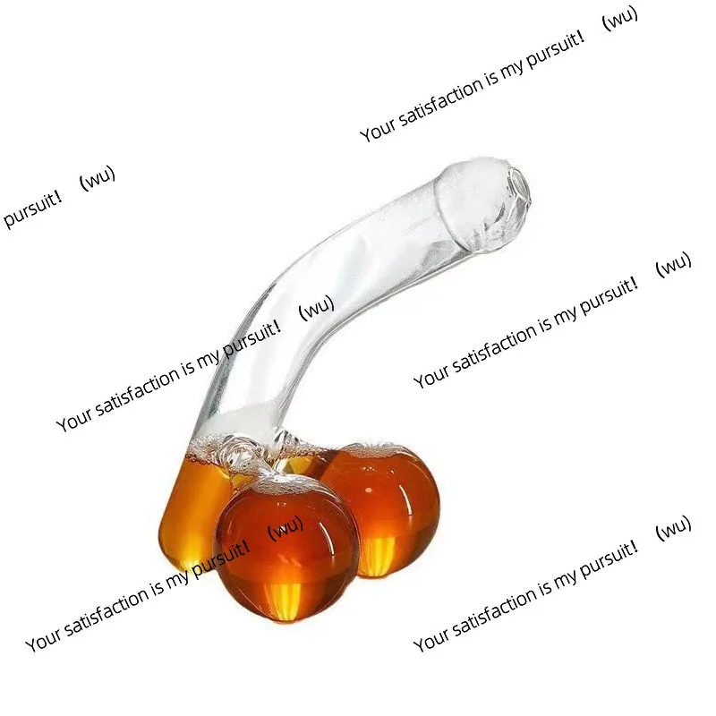 Unique whisky decanter, glass wine distribution, hand-blown glass home decoration