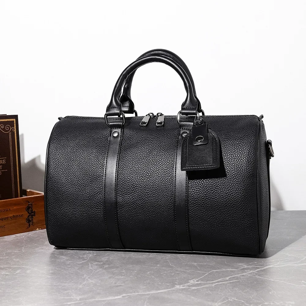Luxus herren Umhängetasche Große Kapazität Kissen Handtasche Männer Umhängetaschen Mode Plaid Gedruckt Schulter Tasche Männliche Handtaschen – Detail 1