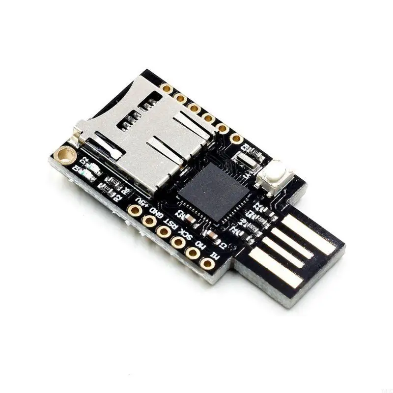 Y8ac cjmcu slot slot memória badusb teclado virtual USB Módulo ATMEGA32U4