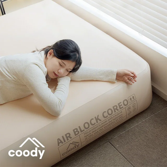 Portable Coody Brushed Soft Mattress Comfort Sleeping Mat for Outdoor Camping Glamping