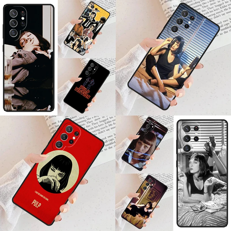 Movie Pulp Fiction Cell Phone Case for Samsung Galaxy S26 Ultra S25 S24 S23 S22 S21 S20 Note10 Cover