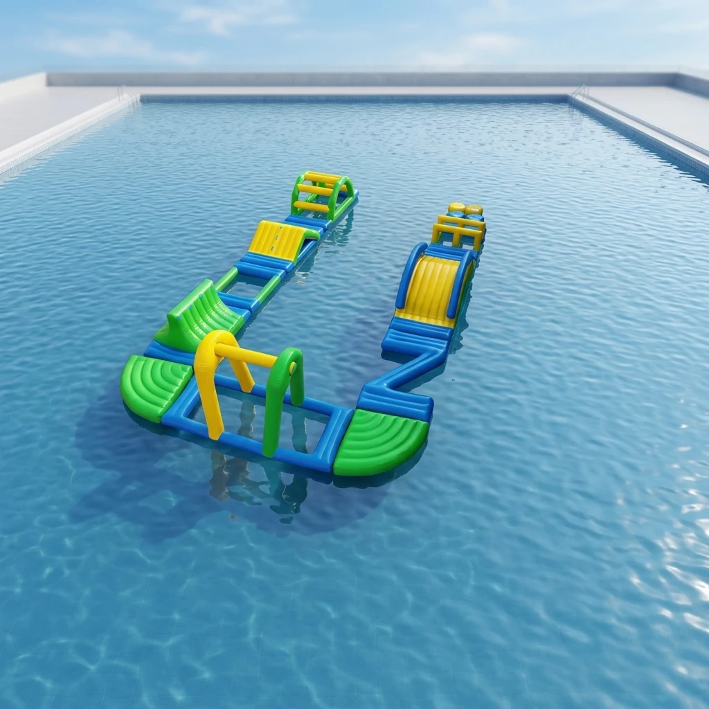 Inflatable Obstacle Course, Wa - đánh giá và giá Water Slide Inflatable