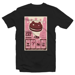 Kawaii-女性と男性のための猫のTシャツ,破壊されたギフト,アニメーションの原宿Tシャツ,紳士服,半袖シャツ