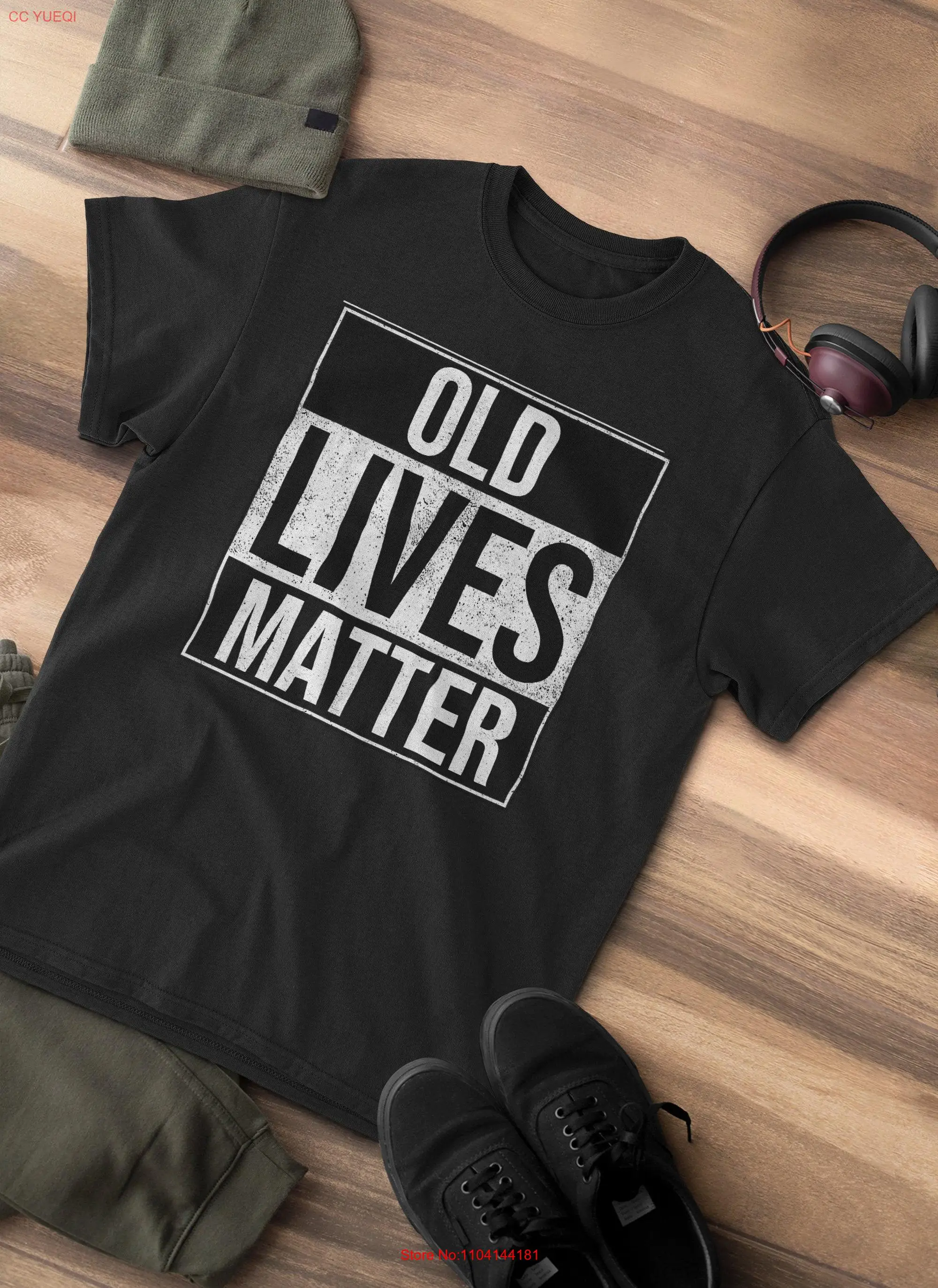 Lustiges Old Lives Matter T-Shirt Ältere Senioren Mama Papa Gag Geburtstagstasse Neuheit Großeltern Ruhestand Witz 50 60 70 80 90 100