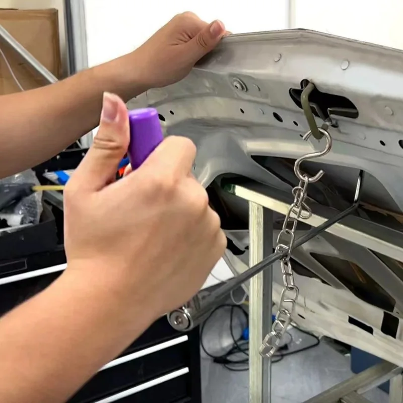 PDR Car Dent Repair Pry Bar Set, Rotating Pry Bar, Damage-Free Dent Repair, No Bodywork Needed