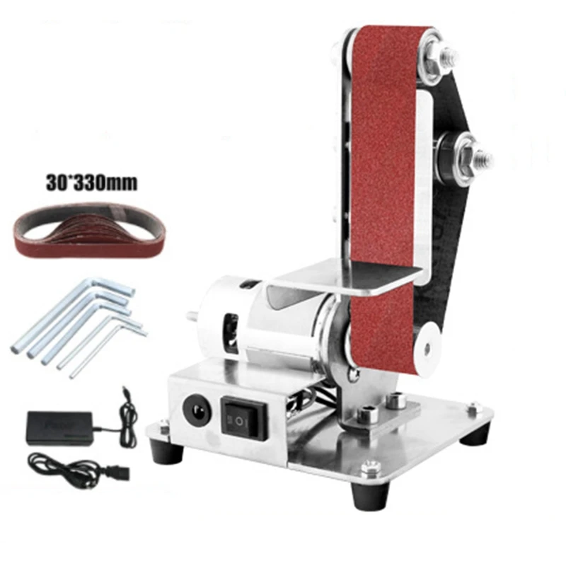 Mini electric belt sander DIY polishing machine Polishing machine constant Angle sharpening knife cutting machine