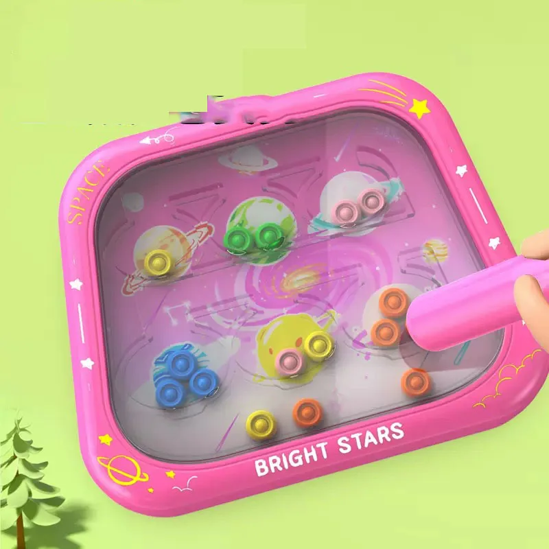 1 磁気ペン認知早期教育数字色分類迷路移動ビーズ教育玩具 3 ～ 6 歳の子供向け