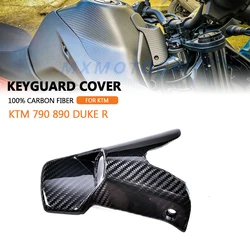 Motorcycle Modified 3K Carbon Fiber Ignition Lock Cover For KTM Superduke 790 Super Duke 790 Duke 890 2018 2019 2020