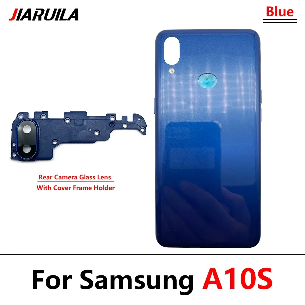 NEW Battery Back Cover Rear Door Housing Replacement With Camera Lens For Samsung A10 A105F A10S A107F A11 A115F A12 A125F A20E