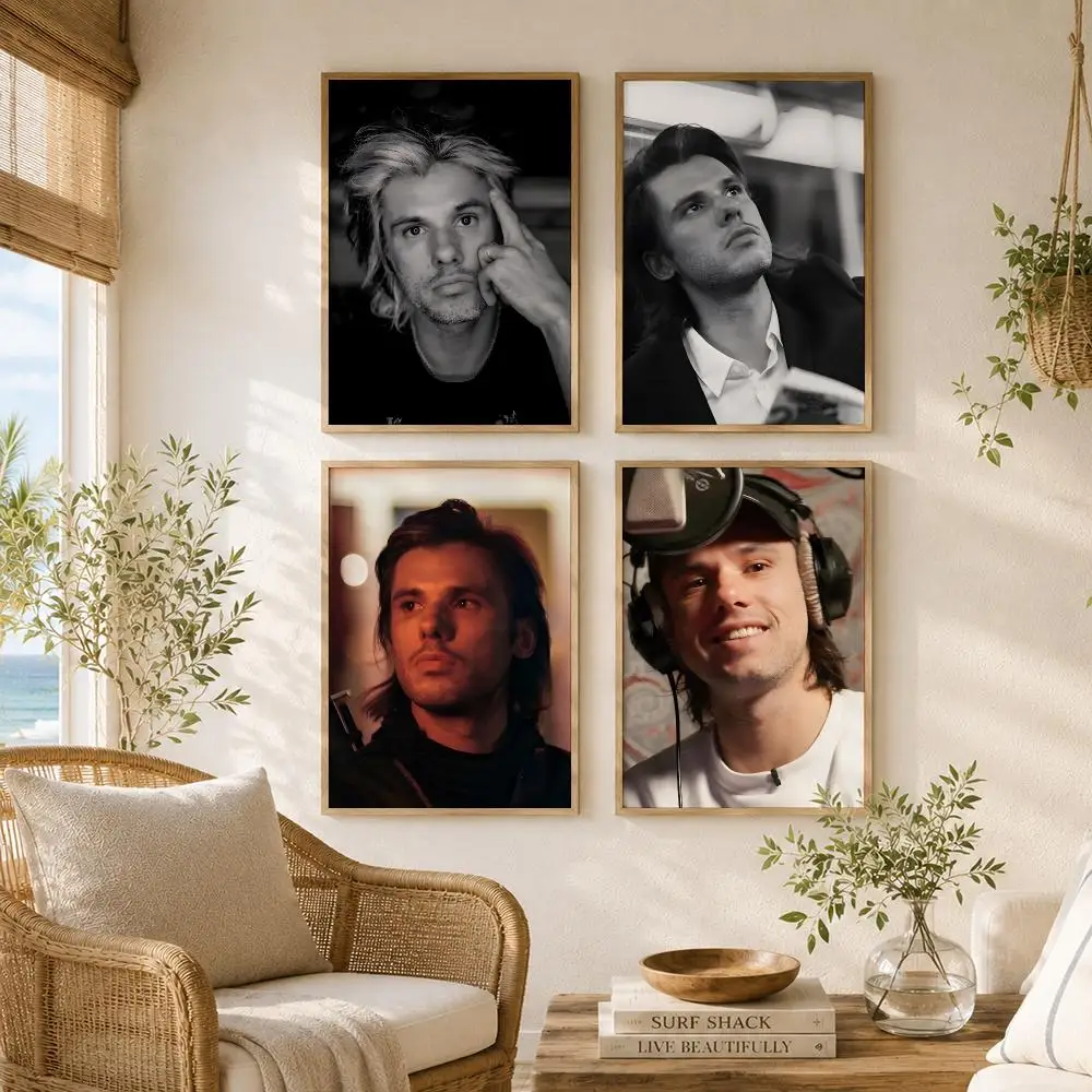 Rapper Singer O-Orelsan Painting Calligraphy High-Quality Canvas Wall Mural Crease-Free For Living Room Bedroom Interiors