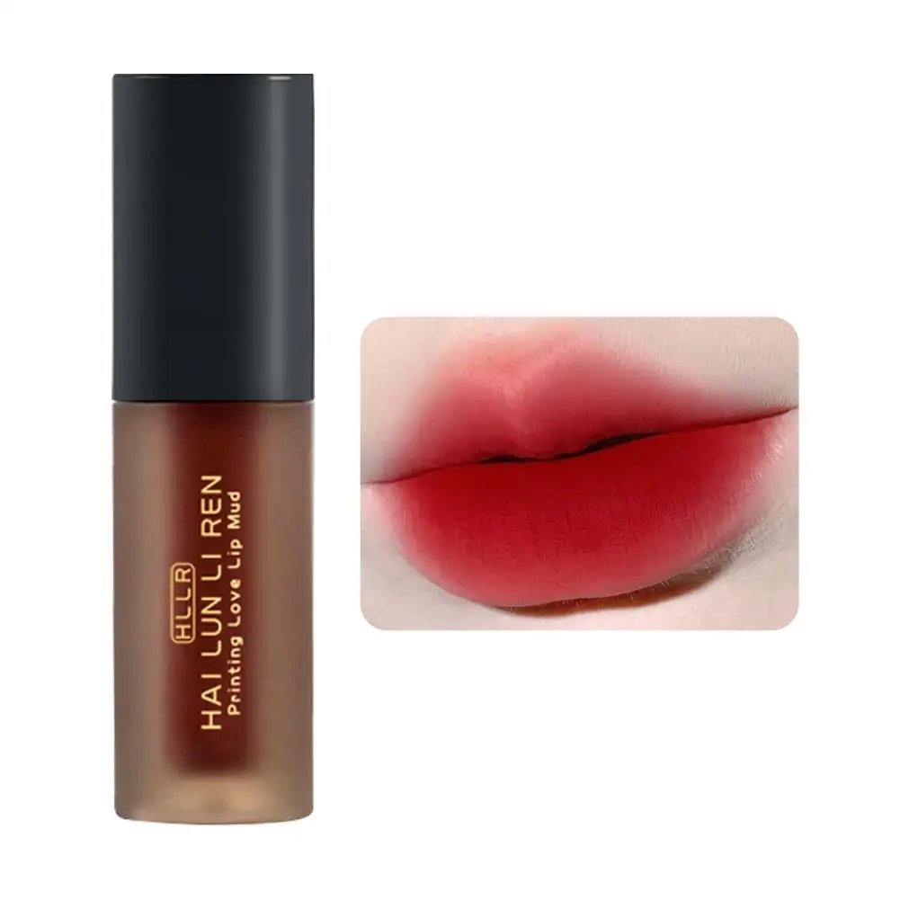 Long-Lasting Lip Gloss, textura sedosa, veludo fosco, olhar batom, maquiagem, cores vibrantes senhora, novo Hllr cor jogo-Changer U0M2